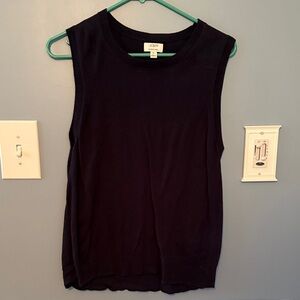 J. Crew Women's Navy Sleeveless Tank Top